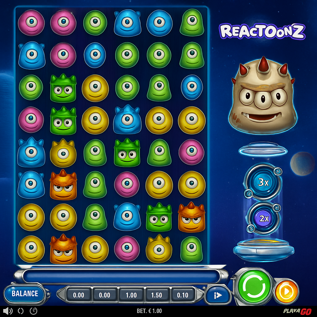 Posido - Reactoonz Slot Game - Play'n GO